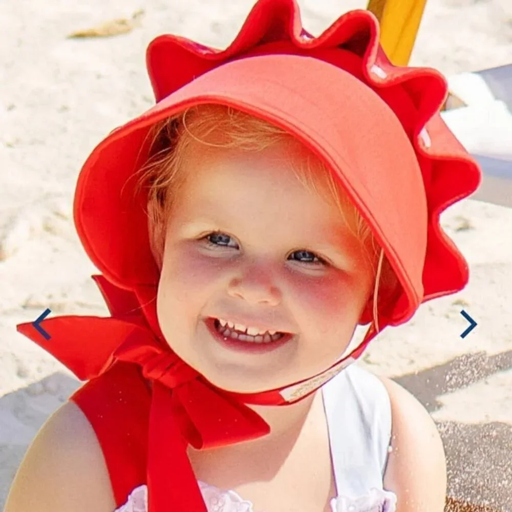 Beaufort Bonnet Co Red Velvet Hat XS